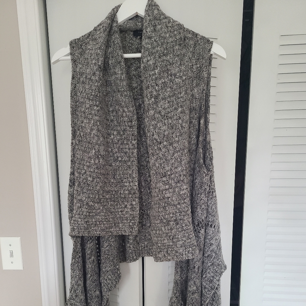 Romeo & Juliet Couture Charcoal Knit Vest